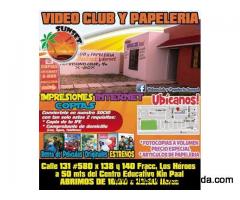 Video Club y papelería SUNSET